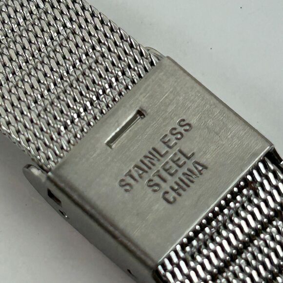 Sweda McDonalds Watch Women Silver Tone Mesh Band New Battery main image 12